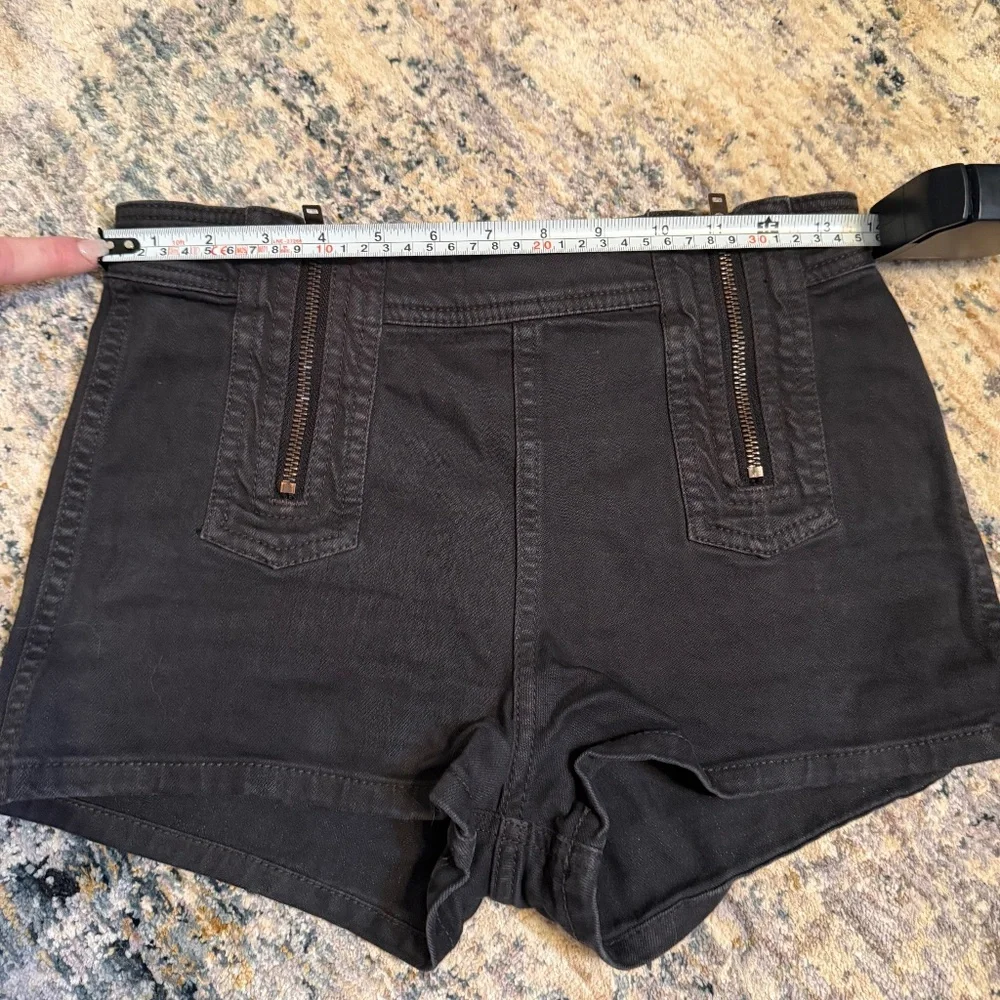 Free People Be Mine Black Denim Short W26
